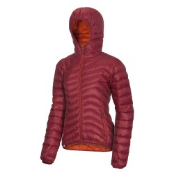 Ocun Tsunami mujer chaqueta plumas - garnet red